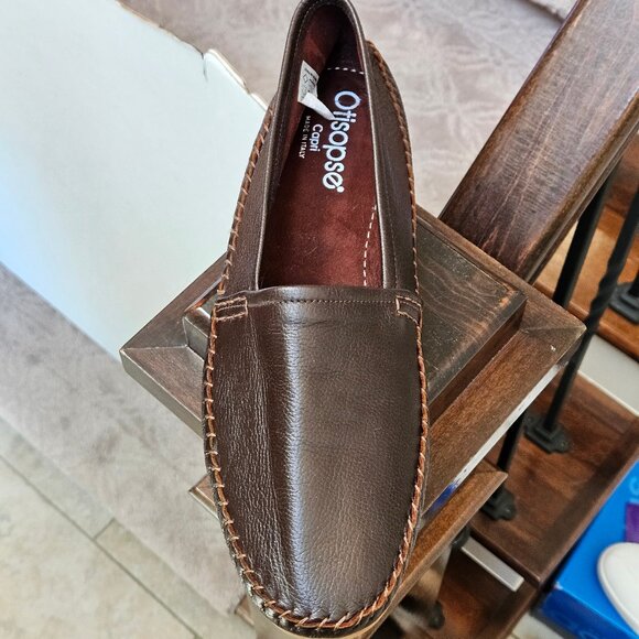 Otisopse Men's Soft Leather Casual Loafers, Brown, Sz 12 (may run small) - Picture 10 of 16